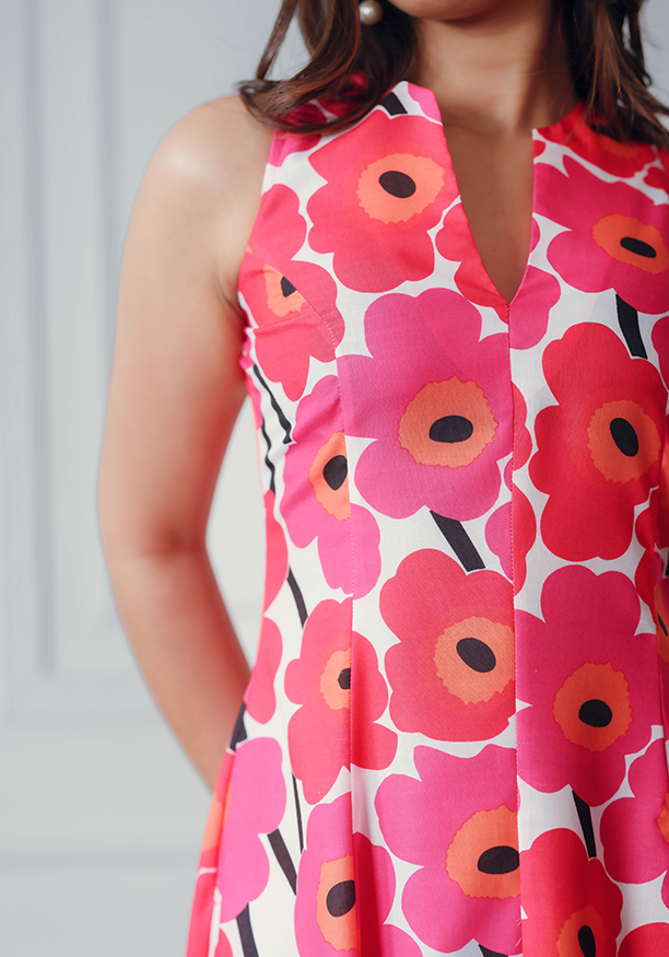 LAUREN PINK MAXI DRESS